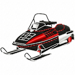 Ski Embroidery Design 6 Ski Embroidery Design 6